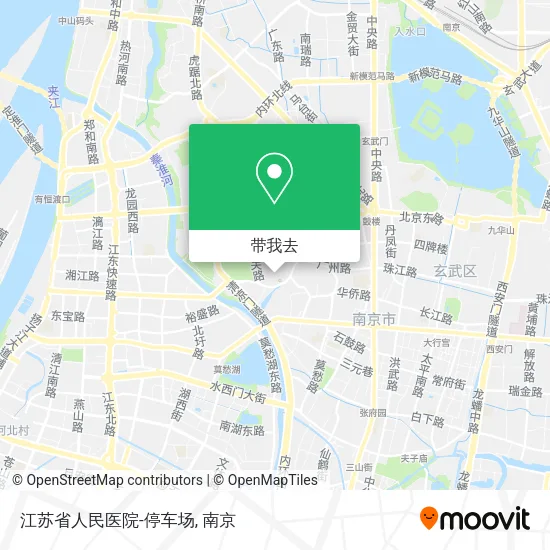 江苏省人民医院-停车场地图
