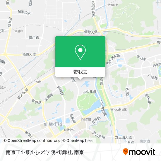 南京工业职业技术学院-街舞社地图