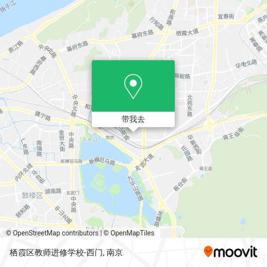 栖霞区教师进修学校-西门地图