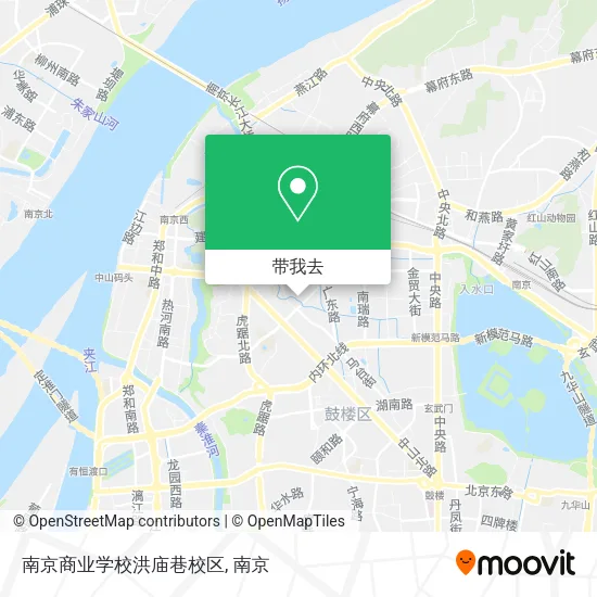 南京商业学校洪庙巷校区地图
