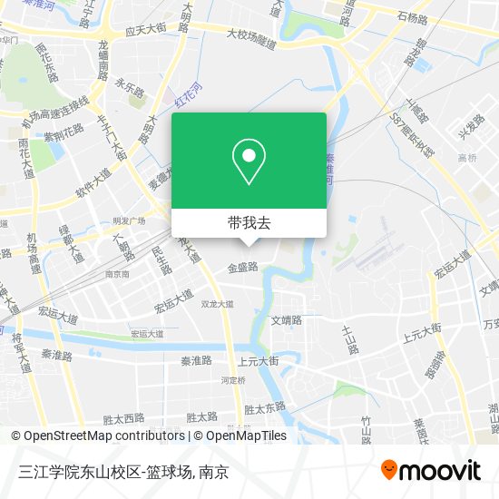 三江学院东山校区-篮球场地图