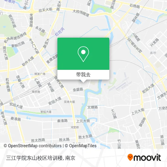 三江学院东山校区培训楼地图