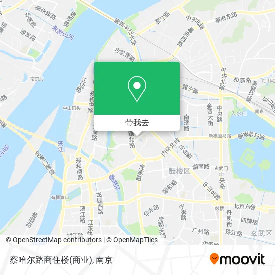 察哈尔路商住楼(商业)地图