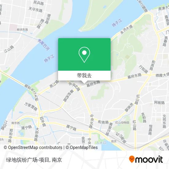 绿地缤纷广场-项目地图