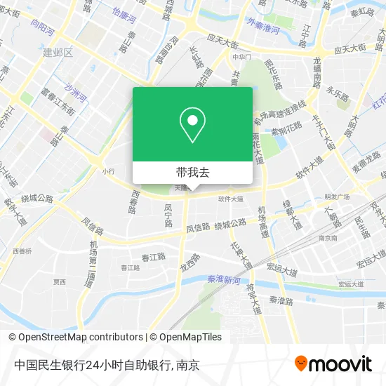 中国民生银行24小时自助银行地图