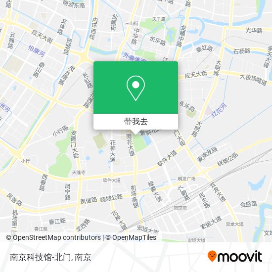 南京科技馆-北门地图