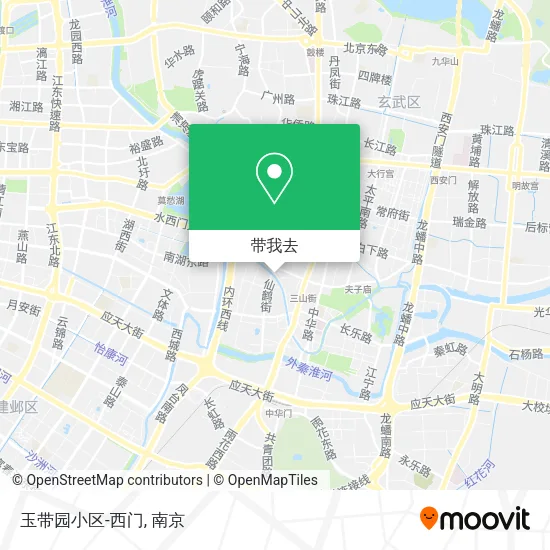 玉带园小区-西门地图