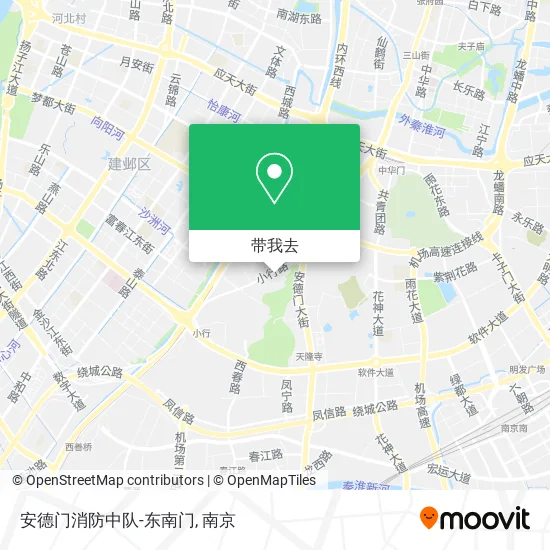 安德门消防中队-东南门地图