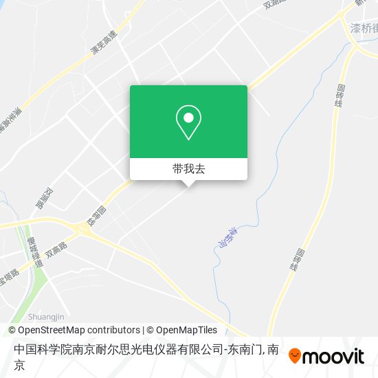 中国科学院南京耐尔思光电仪器有限公司-东南门地图