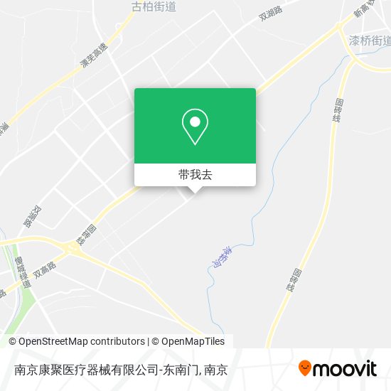 南京康聚医疗器械有限公司-东南门地图