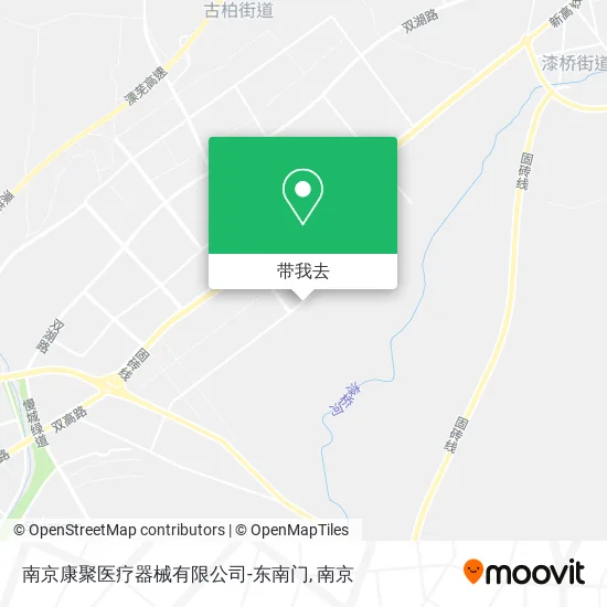 南京康聚医疗器械有限公司-东南门地图