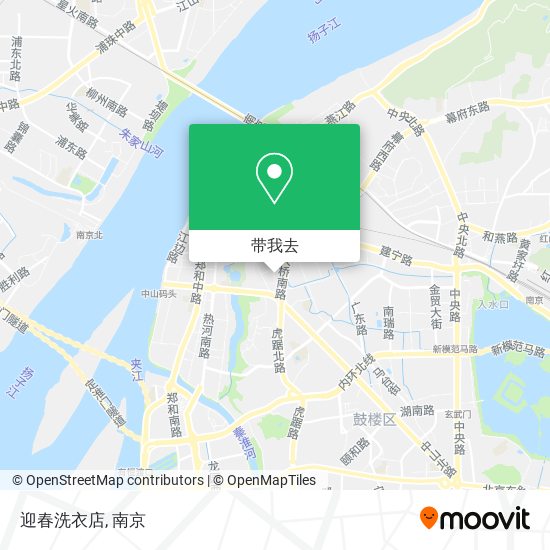 迎春洗衣店地图