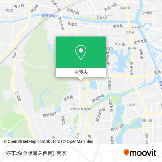 停车场(金陵海关西南)地图
