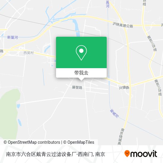 南京市六合区戴青云过滤设备厂-西南门地图