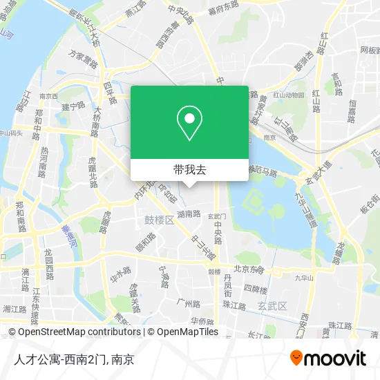 人才公寓-西南2门地图