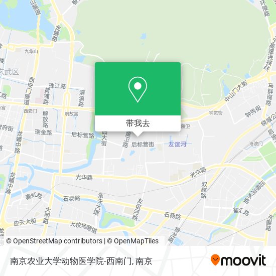 南京农业大学动物医学院-西南门地图