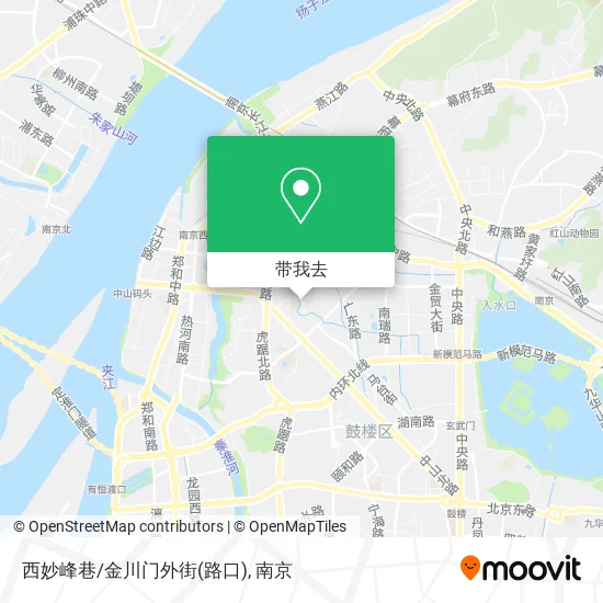 西妙峰巷/金川门外街(路口)地图