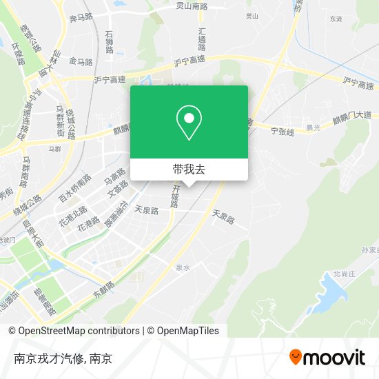 南京戎才汽修地图