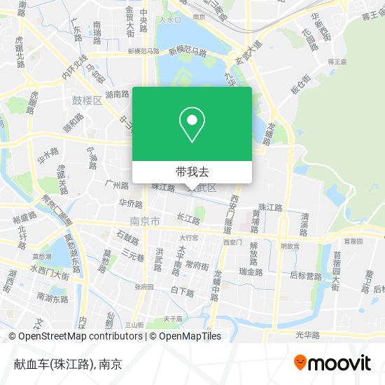 献血车(珠江路)地图