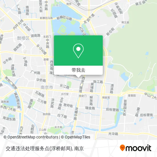 交通违法处理服务点(浮桥邮局)地图