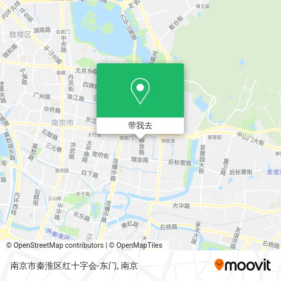 南京市秦淮区红十字会-东门地图