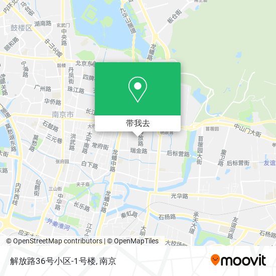 解放路36号小区-1号楼地图