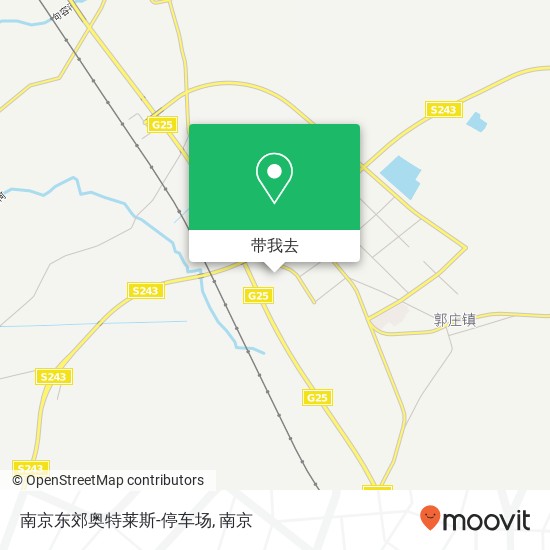 南京东郊奥特莱斯-停车场地图