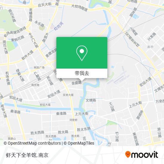 虾天下全羊馆地图