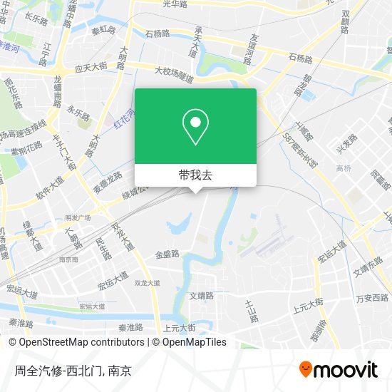 周全汽修-西北门地图