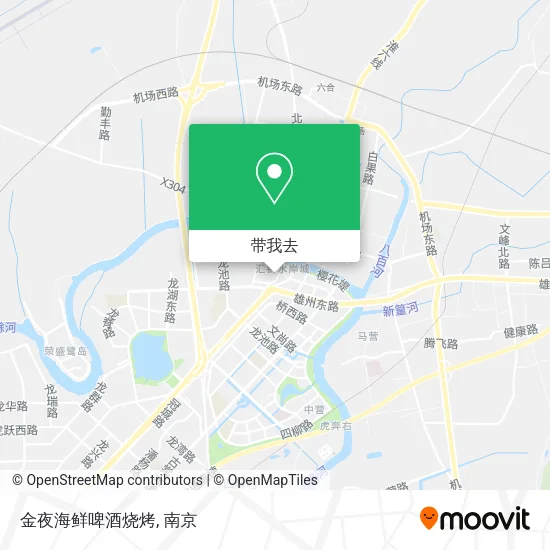 金夜海鲜啤酒烧烤地图