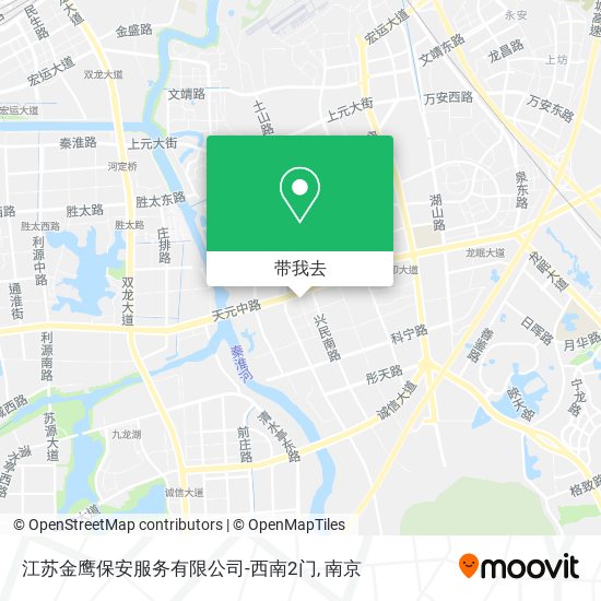 江苏金鹰保安服务有限公司-西南2门地图
