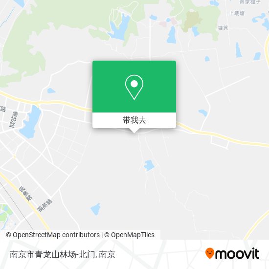 南京市青龙山林场-北门地图