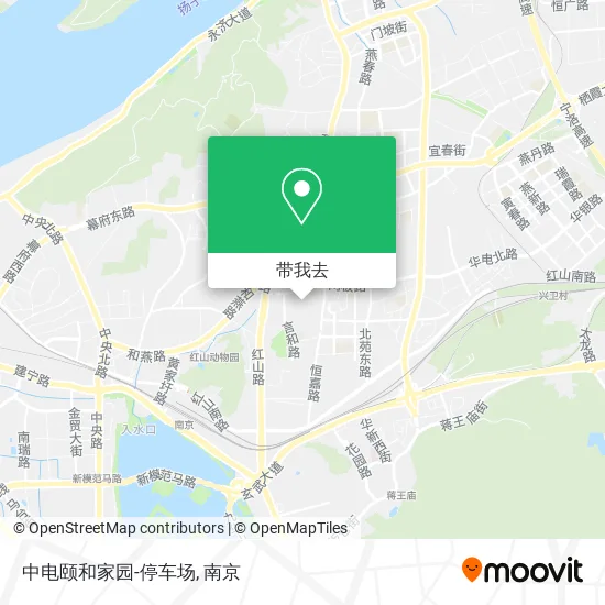 中电颐和家园-停车场地图