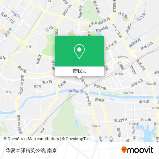 华夏本驿精英公馆地图
