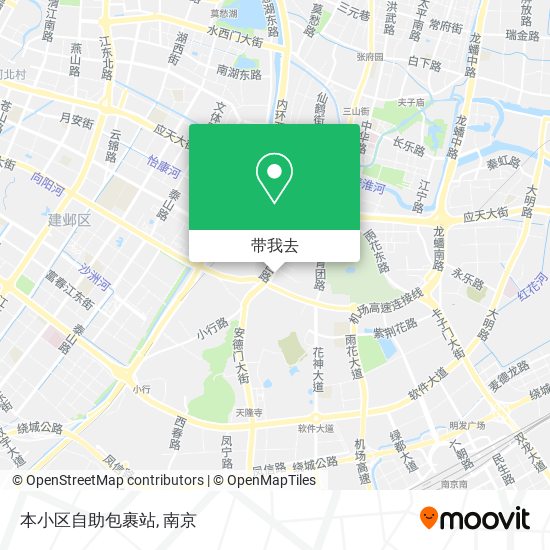 本小区自助包裹站地图