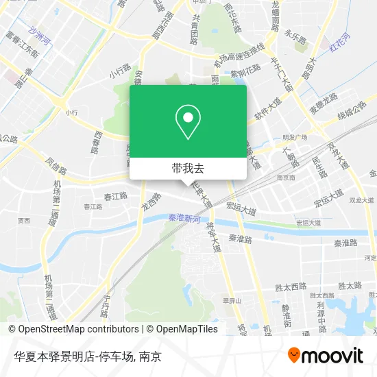 华夏本驿景明店-停车场地图