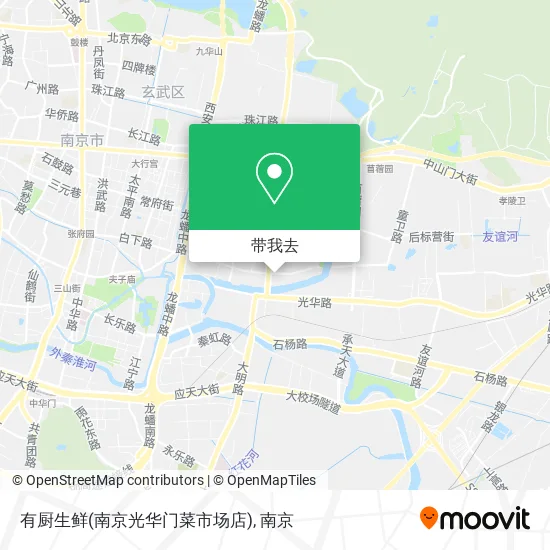 有厨生鲜(南京光华门菜市场店)地图