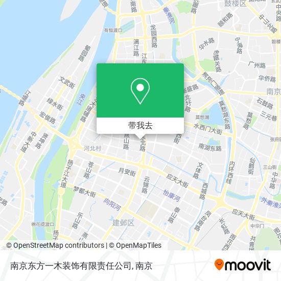 南京东方一木装饰有限责任公司地图
