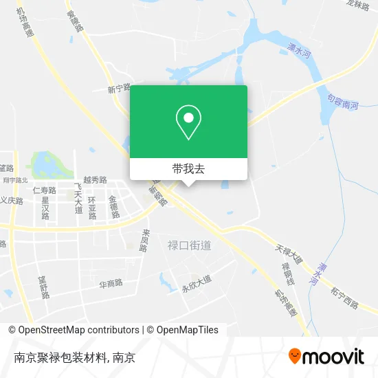 南京聚禄包装材料地图