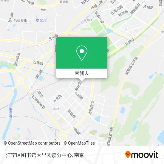 江宁区图书馆大里阅读分中心地图