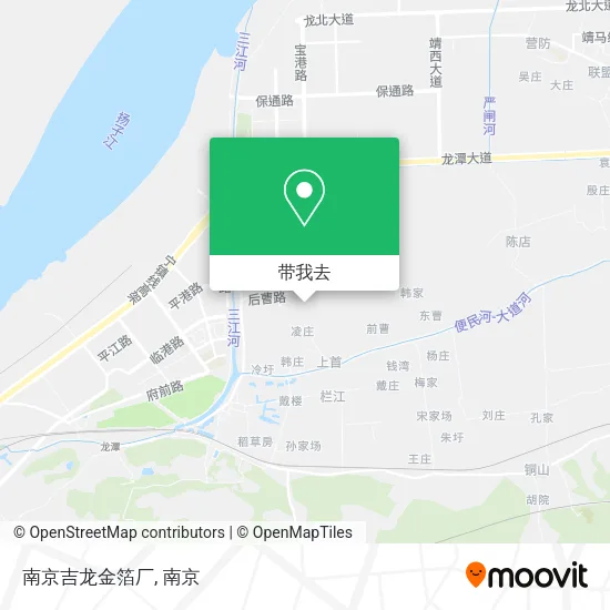 南京吉龙金箔厂地图