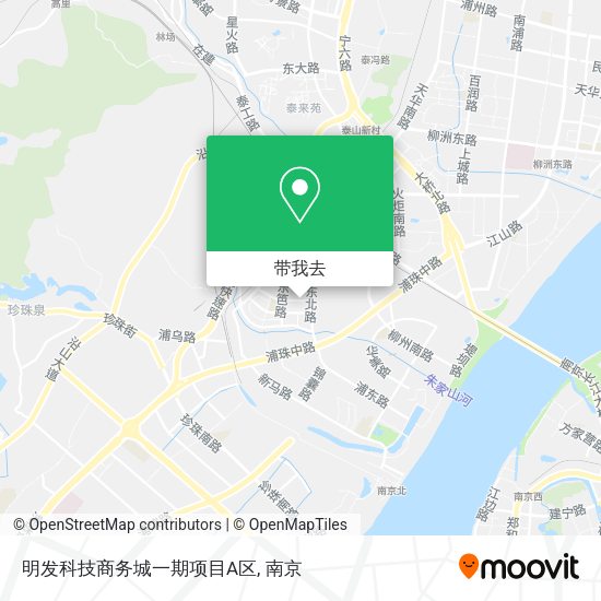 明发科技商务城一期项目A区地图