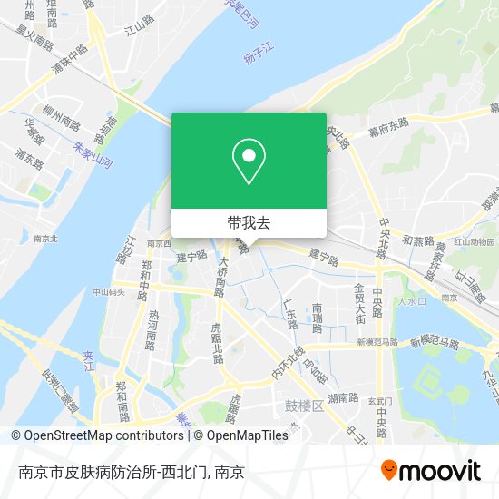 南京市皮肤病防治所-西北门地图
