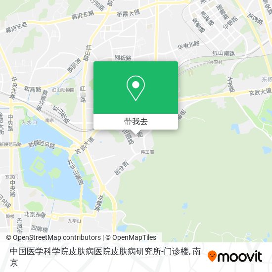 中国医学科学院皮肤病医院皮肤病研究所-门诊楼地图