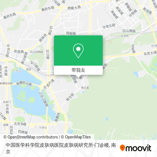 中国医学科学院皮肤病医院皮肤病研究所-门诊楼地图