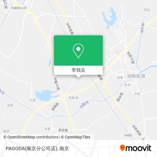 PAGODA(南京分公司店)地图
