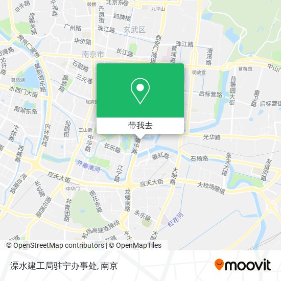 溧水建工局驻宁办事处地图