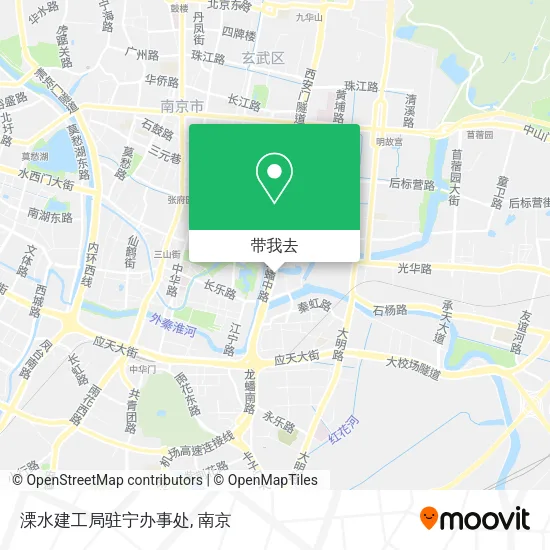 溧水建工局驻宁办事处地图