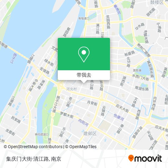 集庆门大街·清江路地图