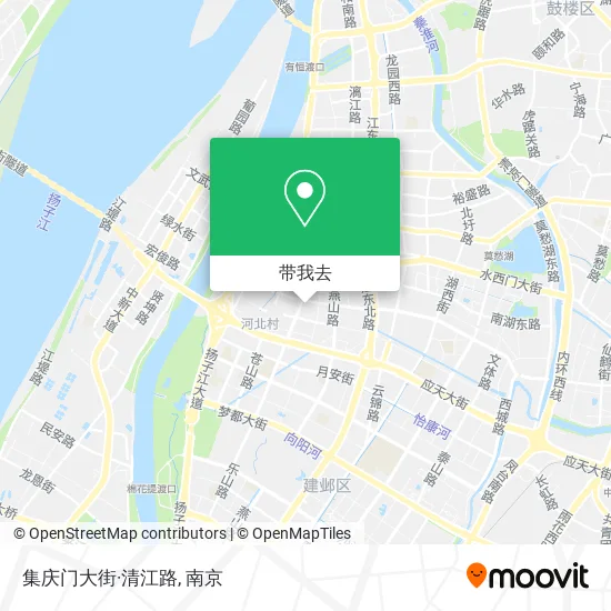 集庆门大街·清江路地图
